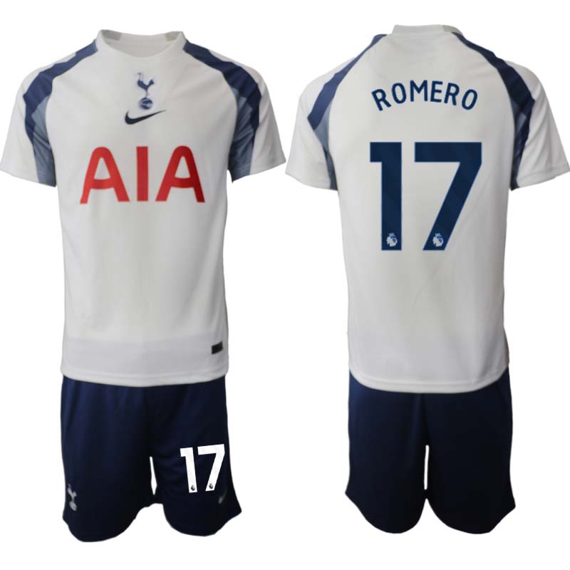 Köpa Fotbollsställ Herr Tottenham Hotspur Hemmaställ 2025/26 Cristian Romero 17