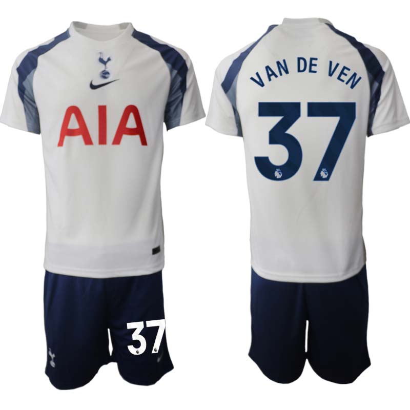 Billiga Fotbollströjor Tottenham Hotspur Hemmaställ 2025/26 set Micky van de Ven 37