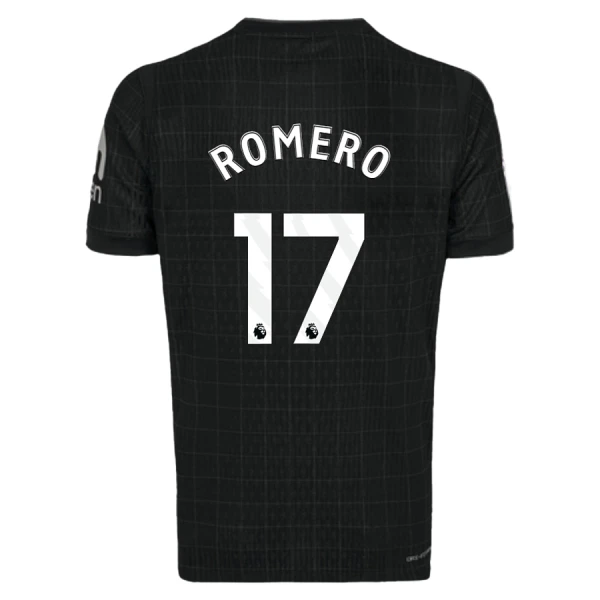 Fotbollströja Tottenham Hotspur Bortatröja 2025/26 Kortärmad Cristian Romero 17