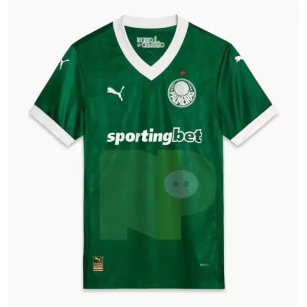 Billiga Fotbollströjor Herr SE Palmeiras Hemmatröja 2025/26 Kortärmad