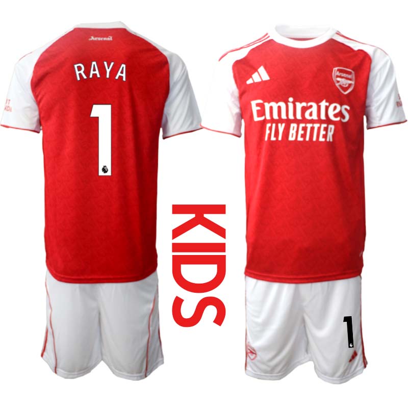 Fotbollströjor Barn Billiga Arsenal Hemmaställ 2025/26 David Raya 1