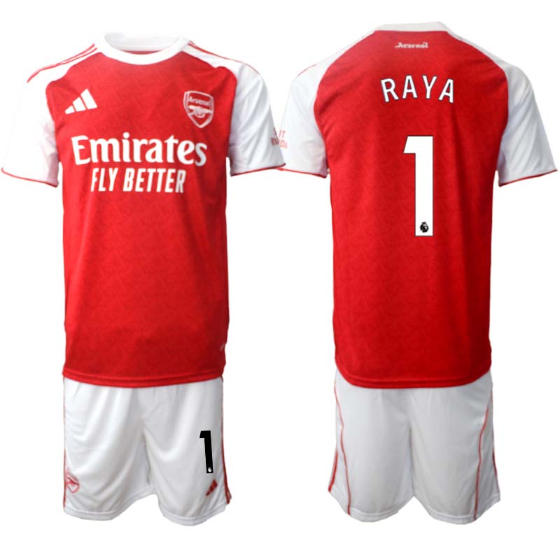 Arsenal Hemmaställ 2025/26 Herr Fotbollströjor med tryck David Raya 1