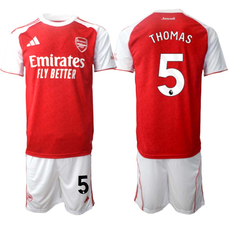 Fotbollströja med namn Arsenal Hemmaställ 2025/26 Thomas Partey 5