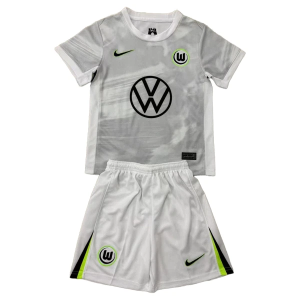 Billiga Fotbollströjor Barn VFL Wolfsburg Bortatröja 2025/26 set