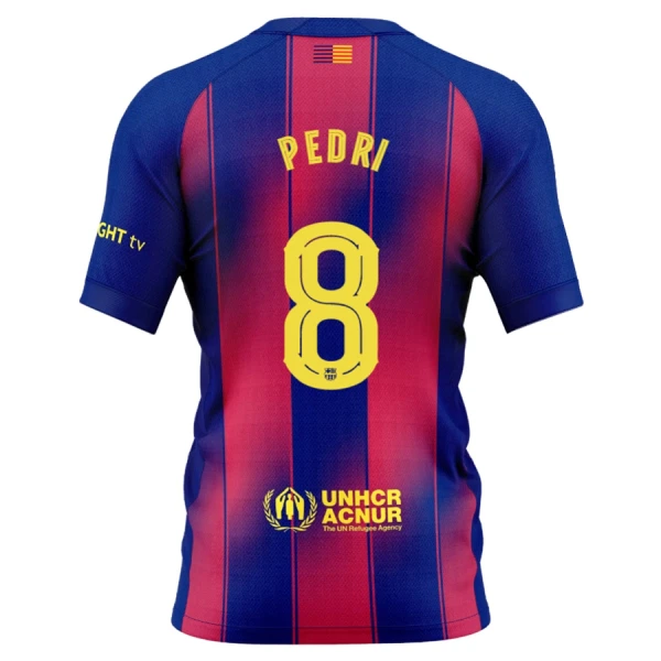 FC Barcelona Herr tröja Hemma 2025/26 Kortärmad Pedri Gonzalez 8