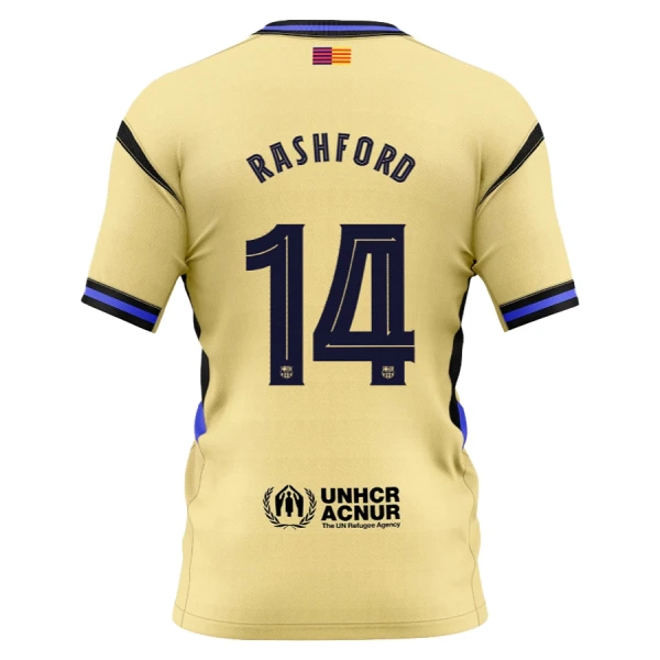 Matchtröja FC Barcelona x Kobe Bryant 2025/26 Bortatröja Marcus Rashford 14