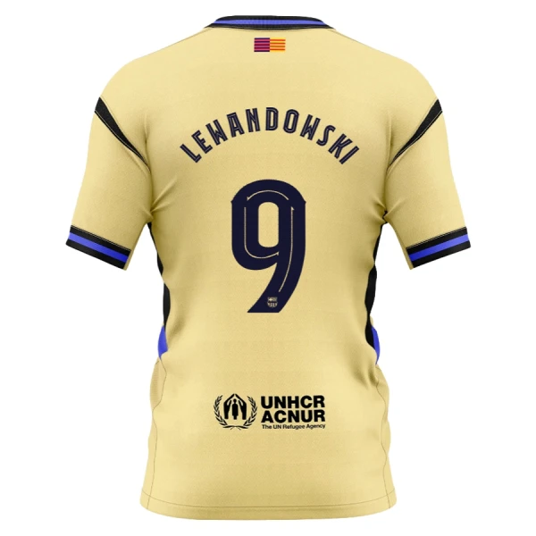 Fotbollströjor FC Barcelona x Kobe Bryant 2025/26 Bortatröja Robert Lewandowski 9