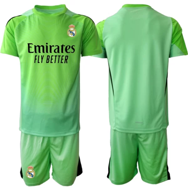 Billiga Fotbollströjor Barn Real Madrid Målvaktströja 2025-26 set
