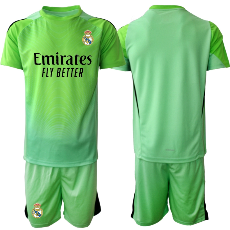 Billiga Fotbollströjor Barn Real Madrid Målvaktströja 2025-26 set
