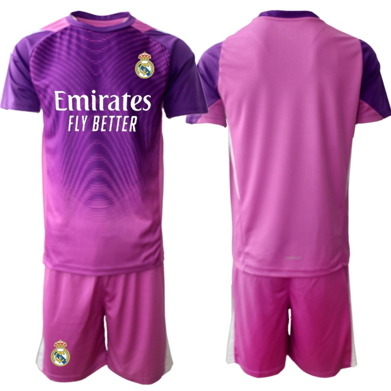 Billiga Fotbollströjor Barn Real Madrid Bortatröja 2025-26 Målvaktströja