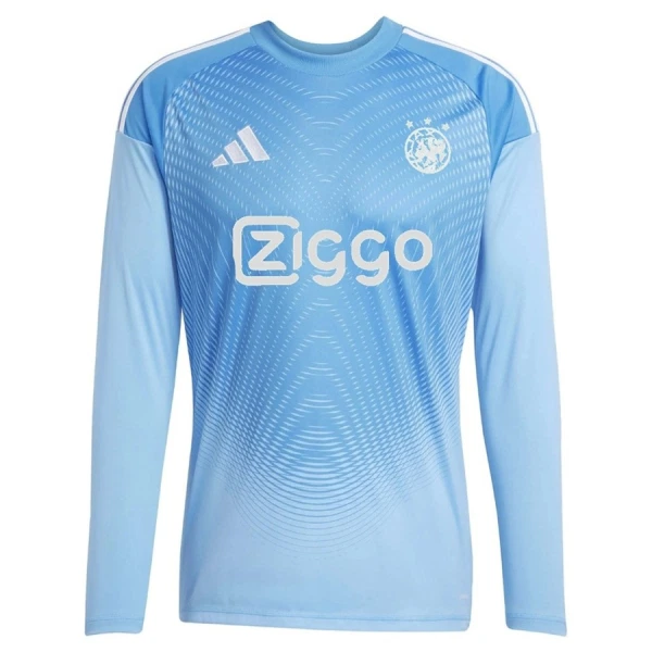 Ajax Amsterdam Målvaktströja Herr Blå 2025-26 Långärmad Fotbollströja