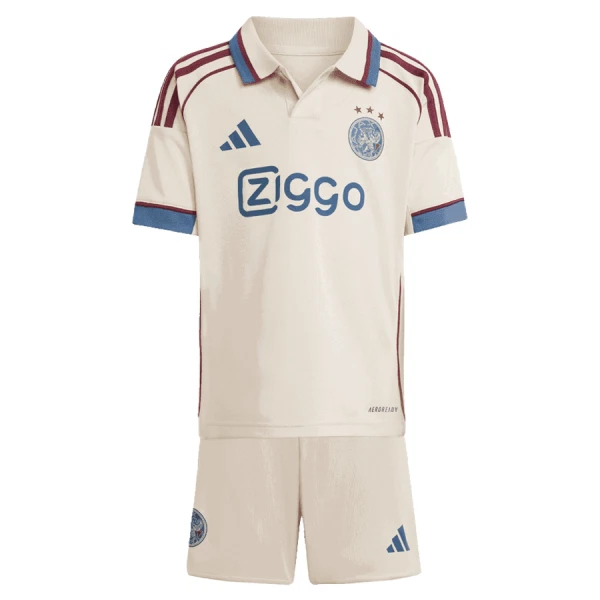 Ajax Barn Tredjeställ 2025/26 Fotbollsställ Med Eget Namn