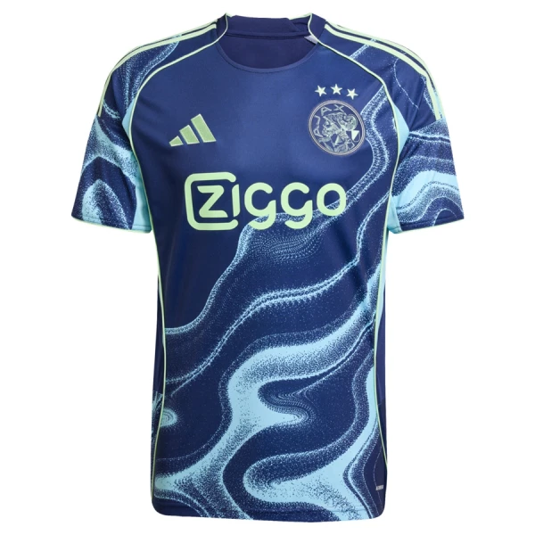 Ajax Bortatröja 2025/26 Herr Fotbollströjor Med Eget Namn