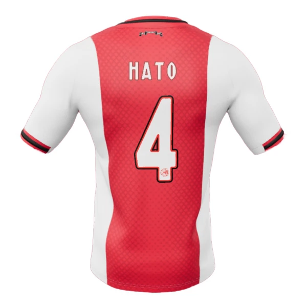 Ajax Hemmatröja 2025/26 Herr Fotbollströja med namn Jorrel Hato 4
