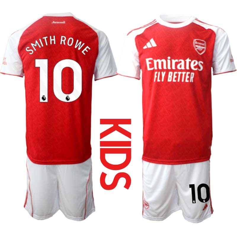 Matchtröjor Fotboll Barn Arsenal Hemmaställ 2025/26 Emile Smith Rowe 10
