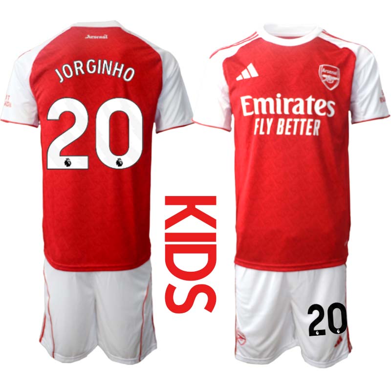 Billiga Barn Fotbollskläder Arsenal Hemmaställ 2025/26 Jorginho Frello 20