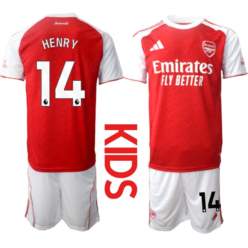 Billiga Barn Fotbollskläder Arsenal Hemmaställ 2025/26 Thierry Henry 14