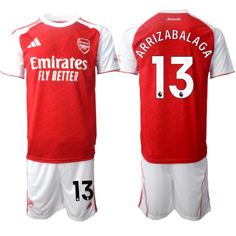 Fotbollströja Arsenal Hemmaställ 2025/26 Kepa Arrizabalaga 13