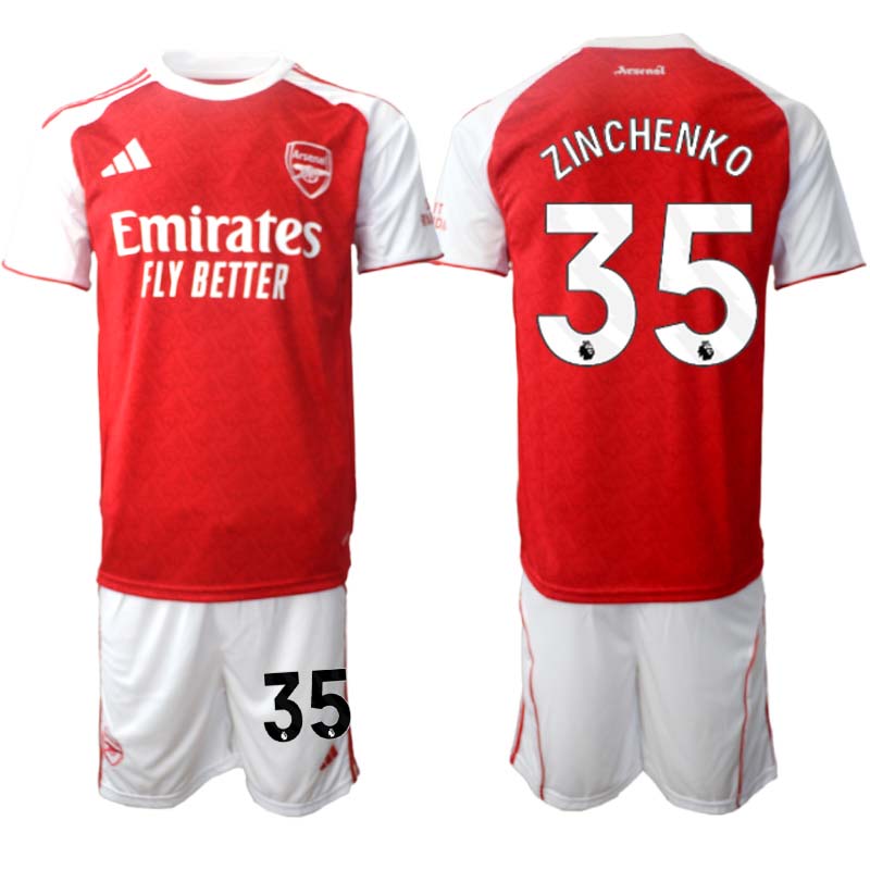 Herr Fotbollströja Arsenal Hemmaställ 2025/26 Oleksandr Zinchenko 35