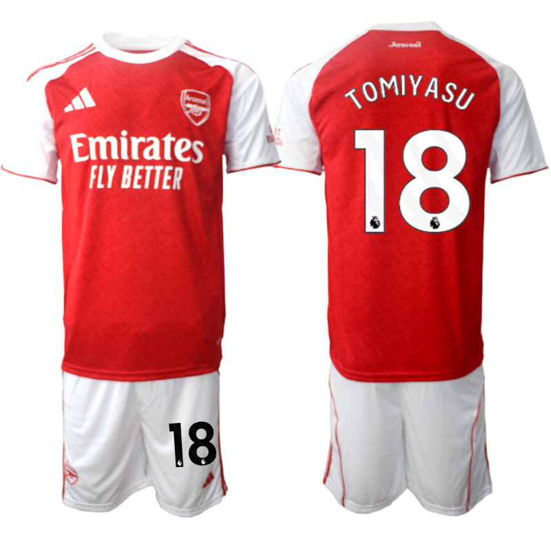 Fotbollströja Herr Arsenal Hemmaställ 2025/26 Takehiro Tomiyasu 18