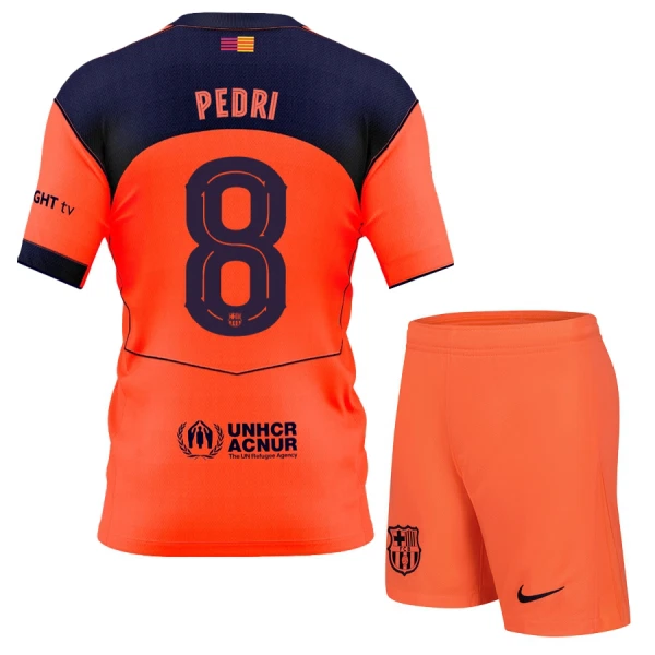 Fotbollskläder Set Barn FC Barcelona Tredjeställ 2025/26 Pedri Gonzalez 8
