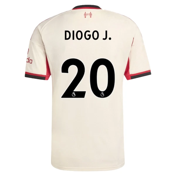 Billiga Fotbollströjor Herr Liverpool Bortatröja 2025/26 Diogo Jota 20