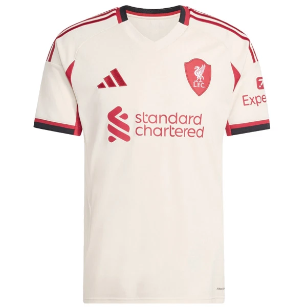 Billiga Fotbollströja Herr Liverpool Bortatröja 2025/26 Kortärmad