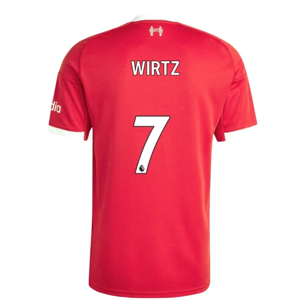 Fotbollströjor med tryck Florian Wirtz# 7 Liverpool Hemmatröja 2025/26