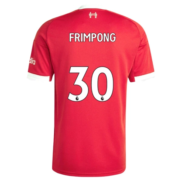 Liverpool Hemmatröja 2025/26 Fotbollströjor med tryck Jeremie Frimpong 30
