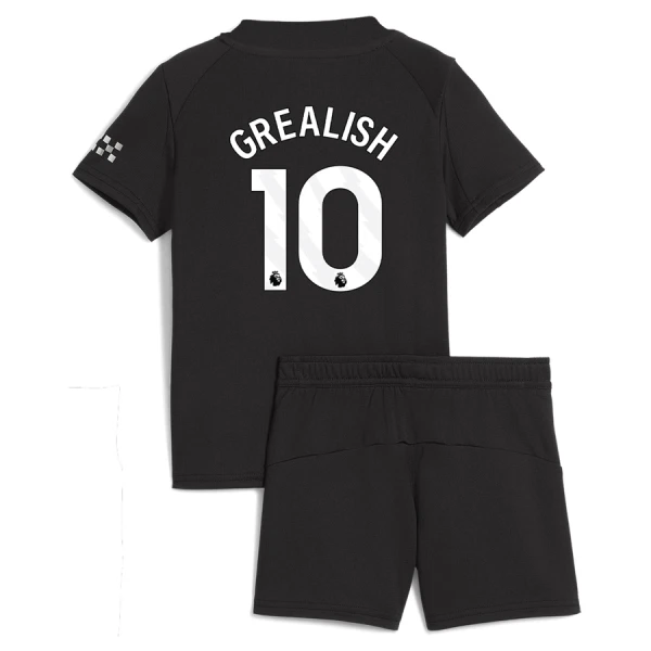 Manchester City Bortatröja 2025/26 Barn Fotbollsställ Jack Grealish 10