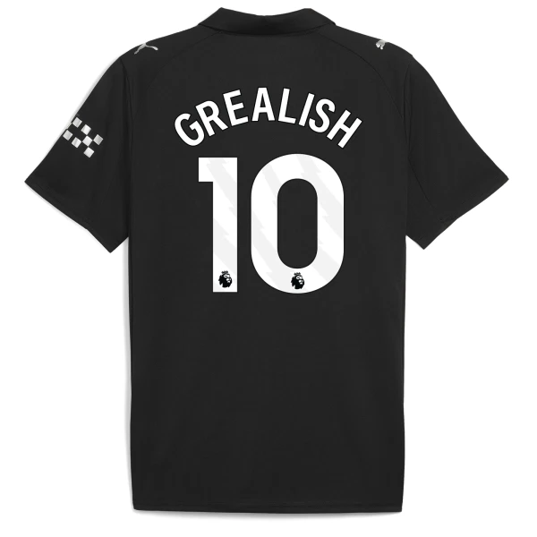 Billiga Fotbollströjor Manchester City Bortatröja 2025/26 Herr Kortärmad Jack Grealish 10