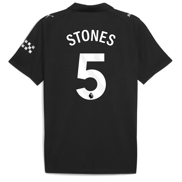 Herr Fotbollströja Manchester City Bortatröja 2025/26 Kortärmad John Stones 5