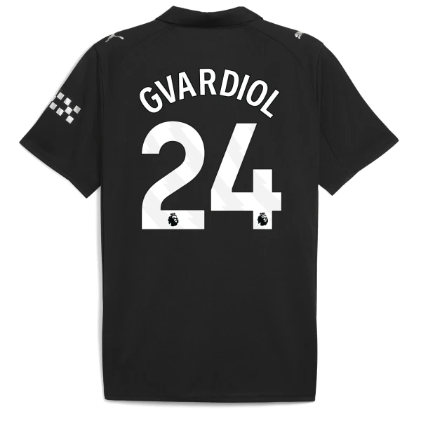 Billiga Fotbollströjor Herr Manchester City Bortatröja 2025/26 Kortärmad Joško Gvardiol 24