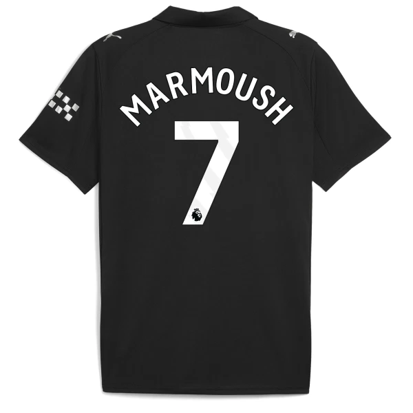 Manchester City Bortatröja 2025/26 Herr Kortärmad Omar Marmoush 7