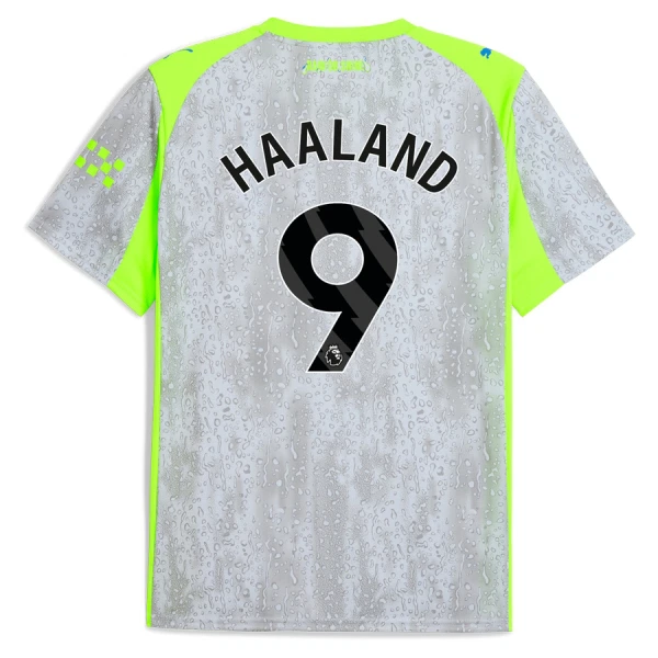 Matchtröjor Fotboll Manchester City Tredjetröja 2025/26 Erling Haaland 9