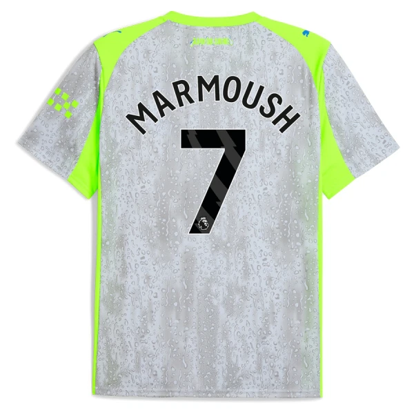 Matchtröjor Fotboll Manchester City Tredjetröja 2025/26 Omar Marmoush 7