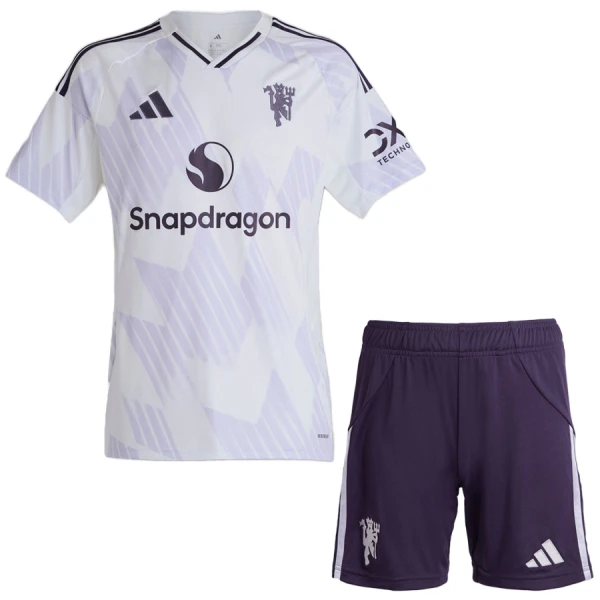 Billiga Fotbollströjor Barn Manchester United Bortaställ 2025/26 set