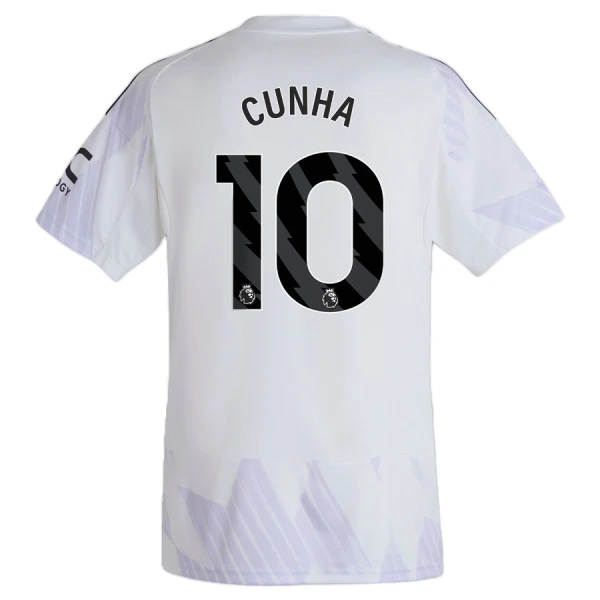 Herr Manchester United Bortatröja 2025/26 Matheus Cunha 10