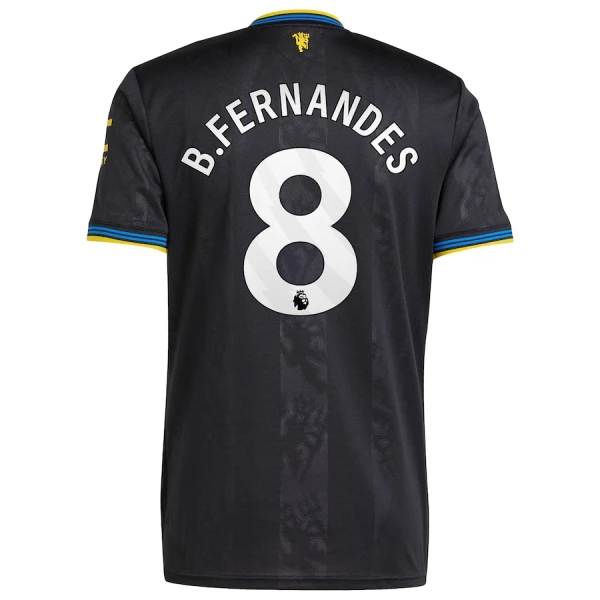 Matchtröjor Fotboll Herr Manchester United Tredjetröja 2025/26 Bruno Fernandes 8