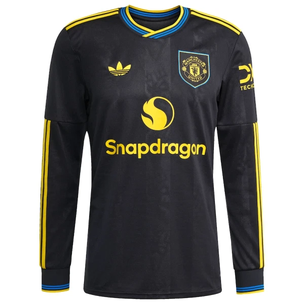 Herr Manchester United Tredjetröja 2025/26 Långärmad Fotbollströja
