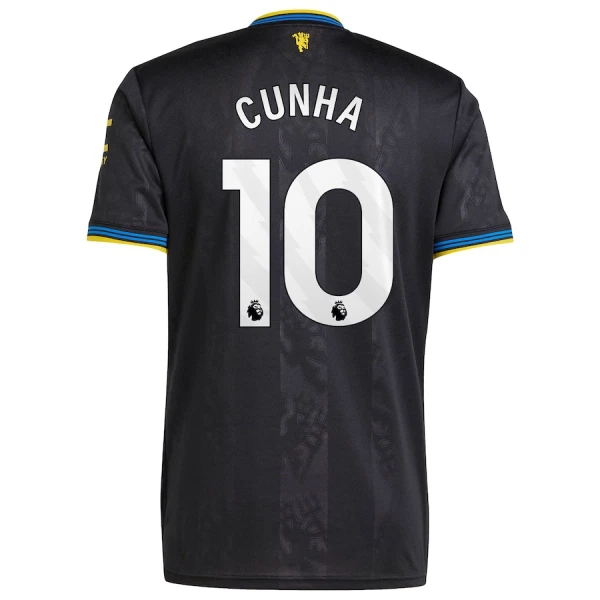 Matchtröjor Fotboll Herr Manchester United Tredjetröja 2025/26 Matheus Cunha 10