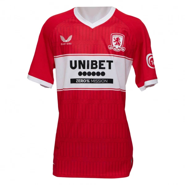 Billiga Fotbollströjor Herr Middlesbrough Hemmatröja 2025/26 Kortärmad