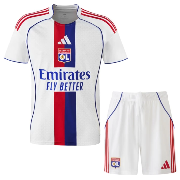 Billiga Fotbollströjor Barn Olympique Lyonnais Hemmatröja 2025/26