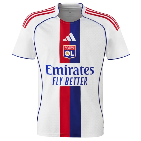 Billiga Fotbollströjor Herr Olympique Lyonnais Hemmatröja 2025/26 Kortärmad