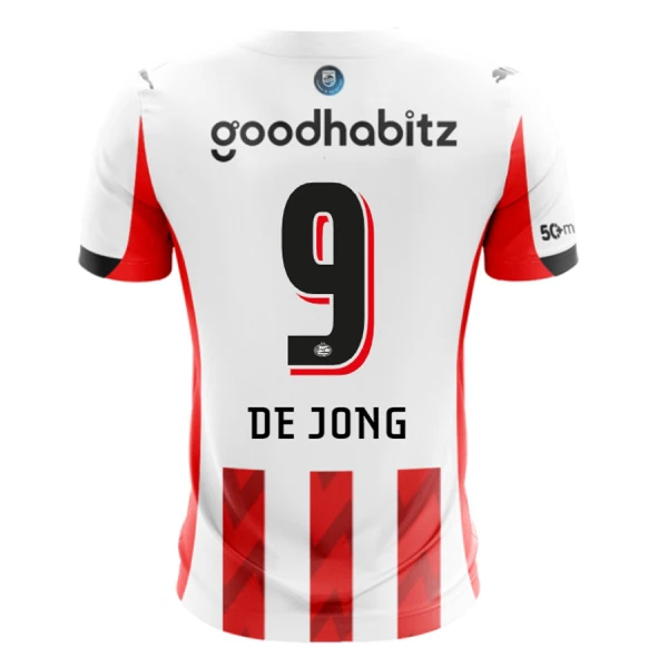 Billiga Fotbollströjor Herr PSV Eindhoven Hemmatröja 2025/26 Luuk de Jong 9