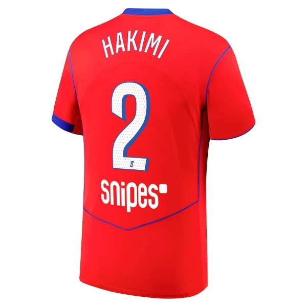 Billiga Fotbollströjor Herr Paris Saint-Germain Tredjetröja 2025/26 Achraf Hakimi 2