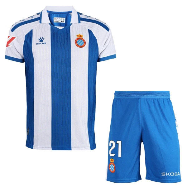 Billiga Fotbollströjor Barn RCD Espanyol Hemmatröja 2025/26