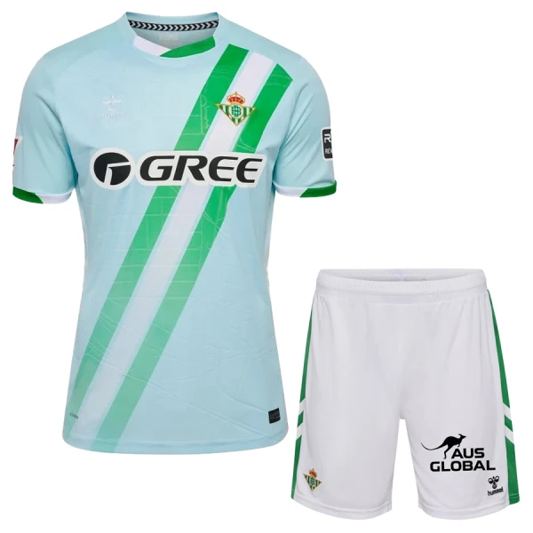 Matchtröjor Fotboll Barn Real Betis Bortaställ 2025/26 Fotbollsställ
