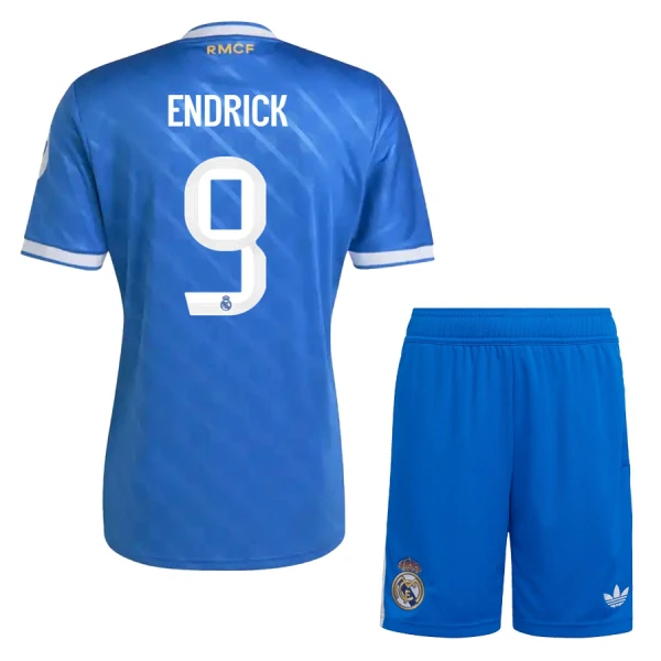 Fotbollskläder Set Barn Real Madrid Tredjeställ 2025/26 Endrick 9