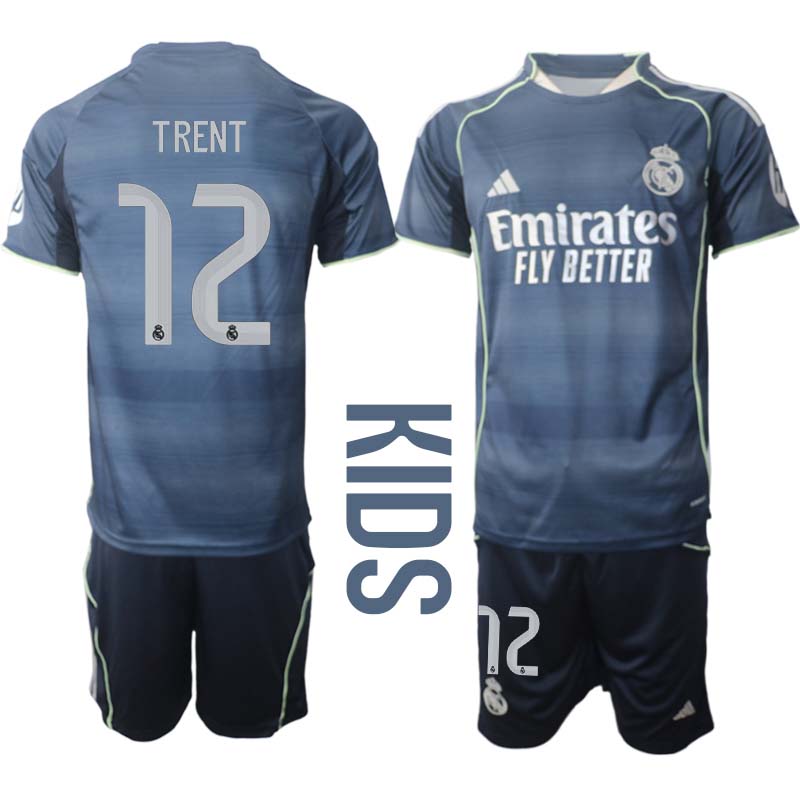 Matchtröjor Barn Real Madrid Borta 2025/26 Trent Alexander-Arnold 12